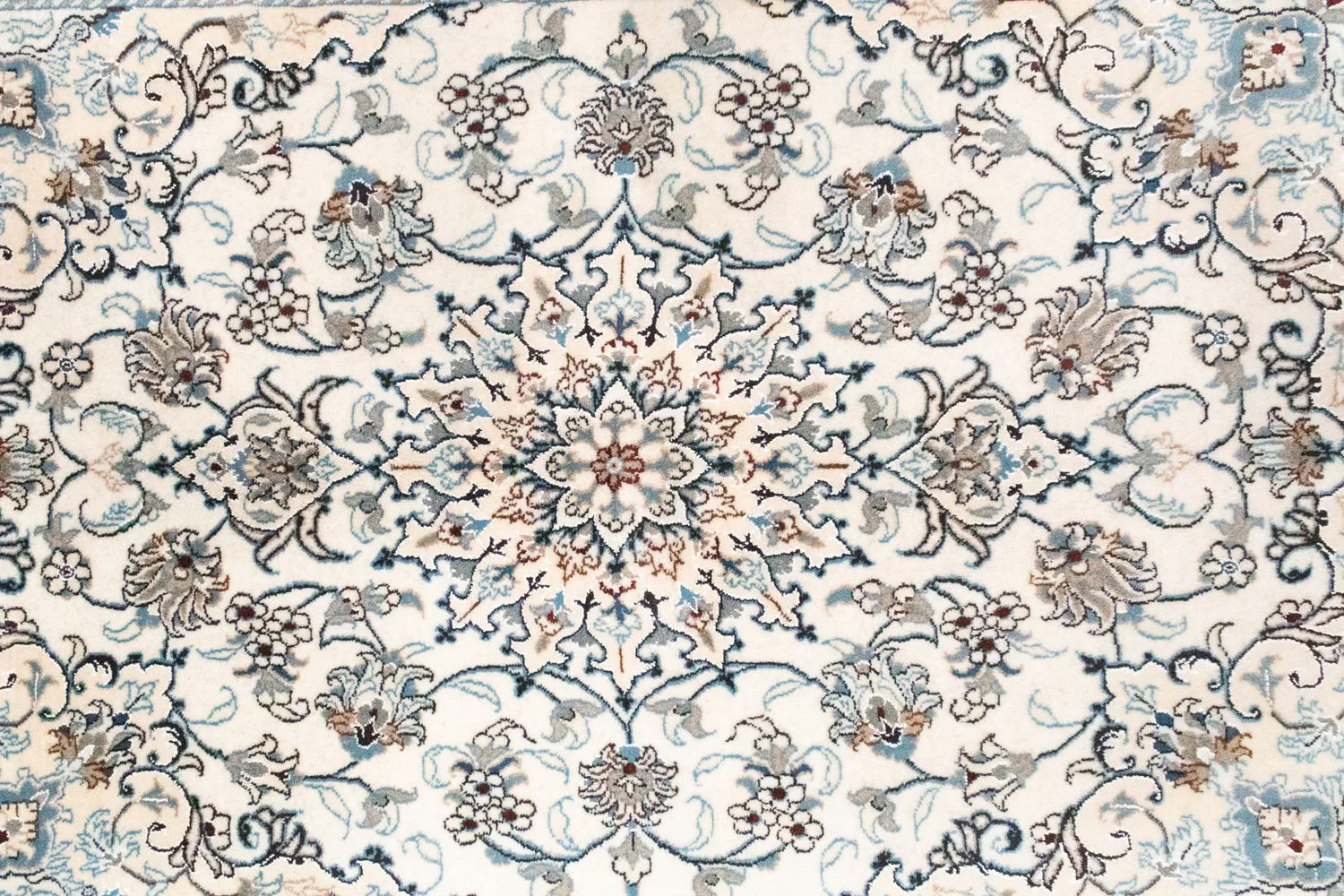 Perserteppich - Nain 198 x 150 cm - beige - Image 2