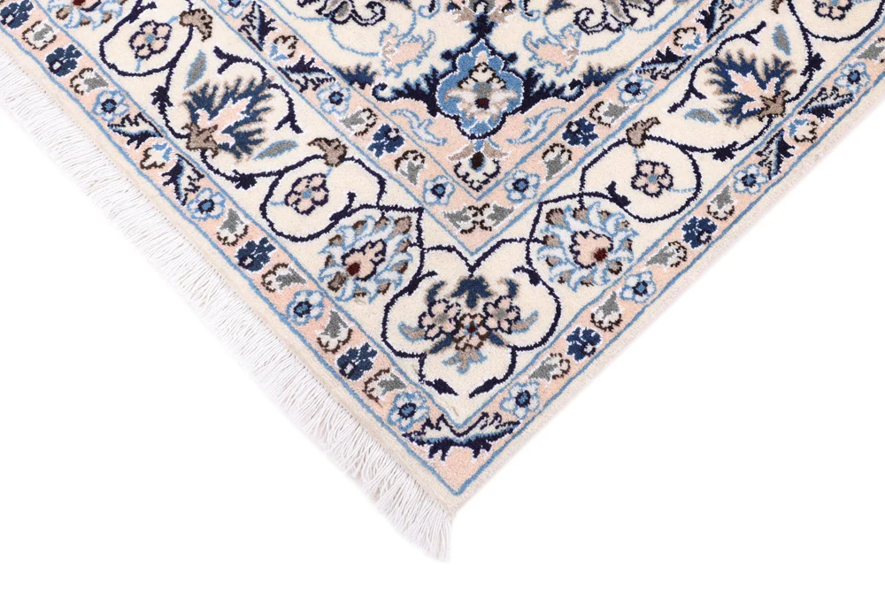 Perserteppich - Nain - 202 x 119 cm - dunkelblau - Image 5