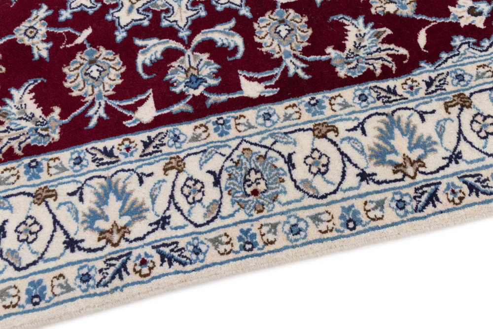 Perserteppich - Nain - 202 x 120 cm - rot - Image 5
