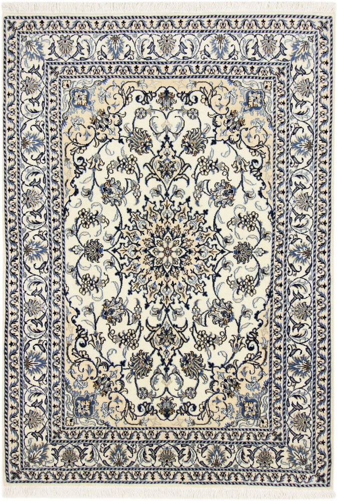 Perserteppich - Nain - 203 x 144 cm - creme