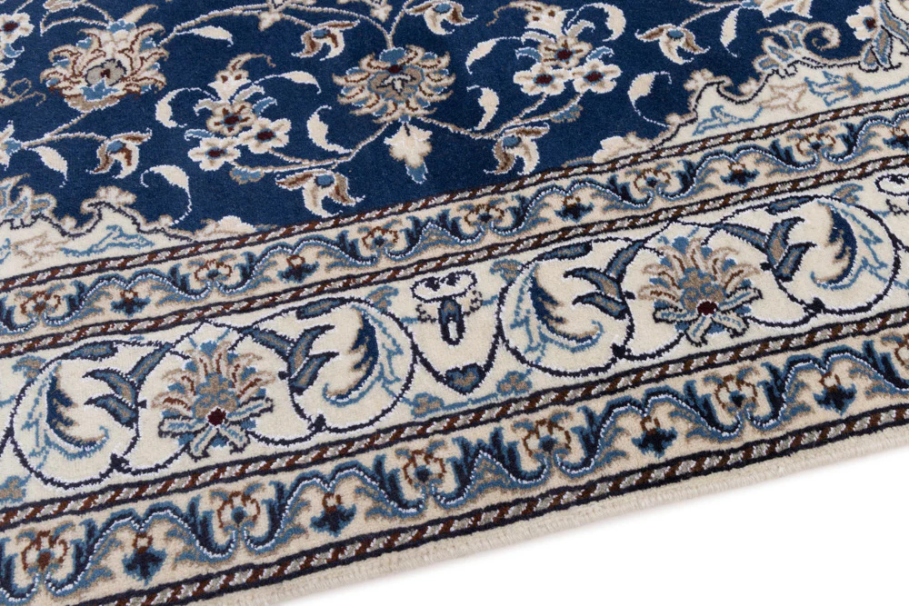 Perserteppich - Nain - 205 x 145 cm - dunkelblau - Image 5