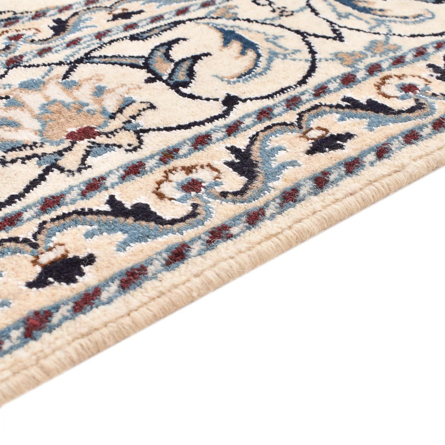 Perserteppich - Nain - 209 x 146 cm - hellbeige - Image 3