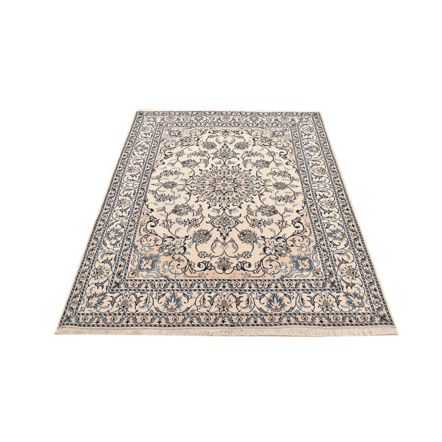 Perserteppich - Nain - 209 x 146 cm - hellbeige - Image 5