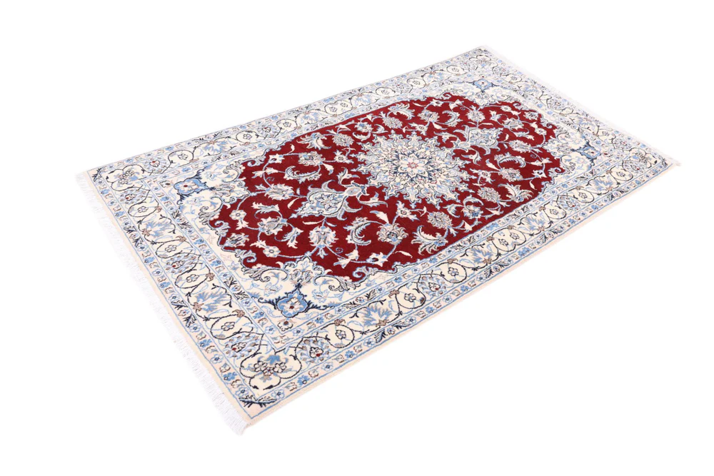 Perserteppich - Nain - 213 x 120 cm - rot - Image 3