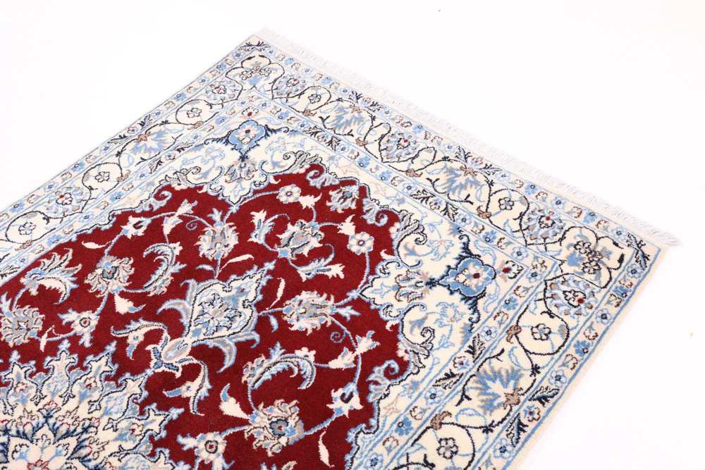 Perserteppich - Nain - 213 x 120 cm - rot - Image 4
