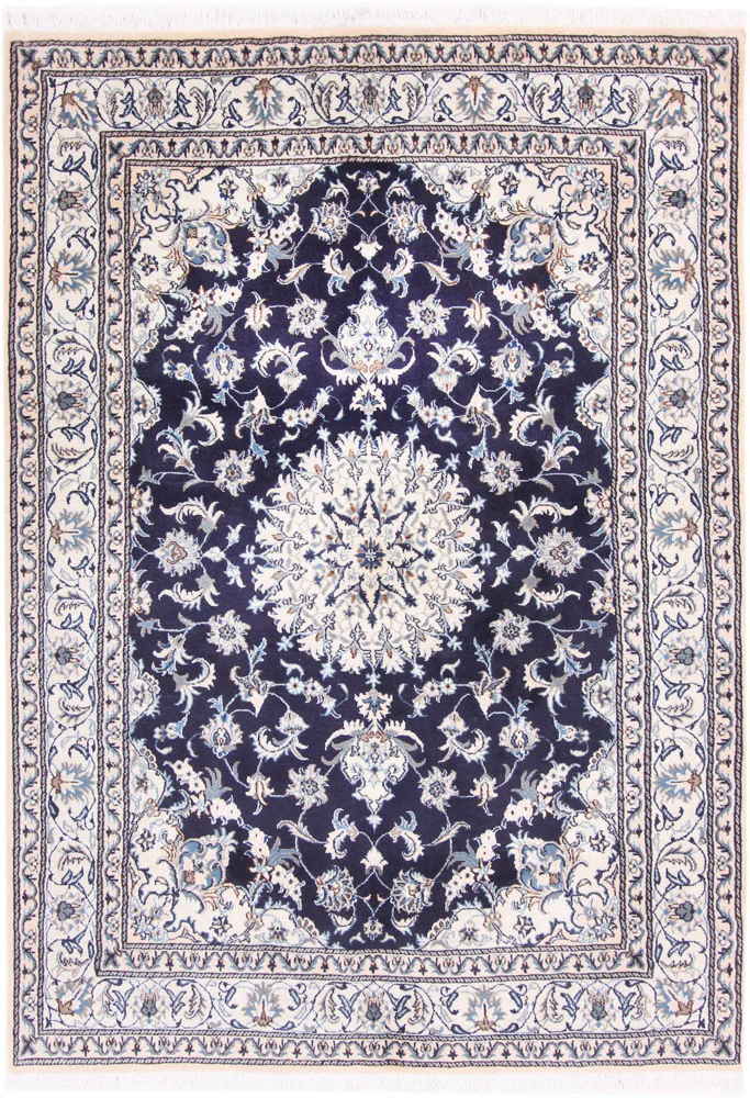 Perserteppich - Nain - 233 x 164 cm - dunkelblau