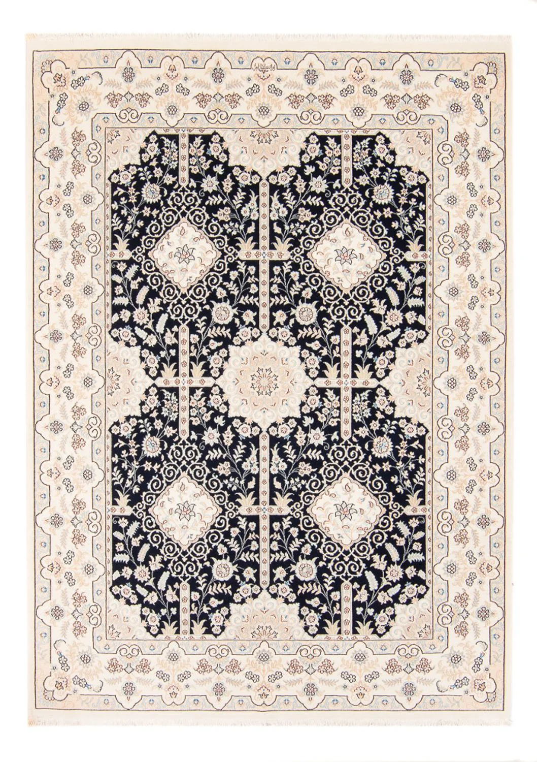 Perserteppich - Nain - 233 x 170 cm - dunkelblau
