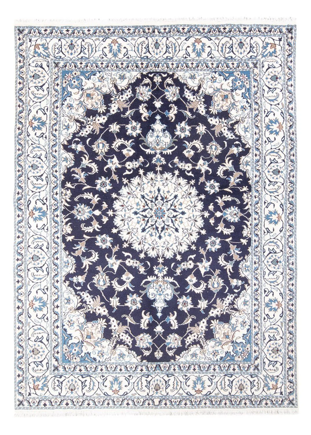 Perserteppich - Nain - 235 x 167 cm - dunkelblau