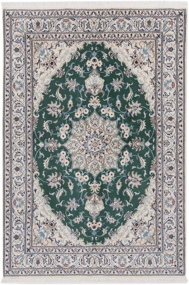 Perserteppich - Nain - 237 x 162 cm - grün