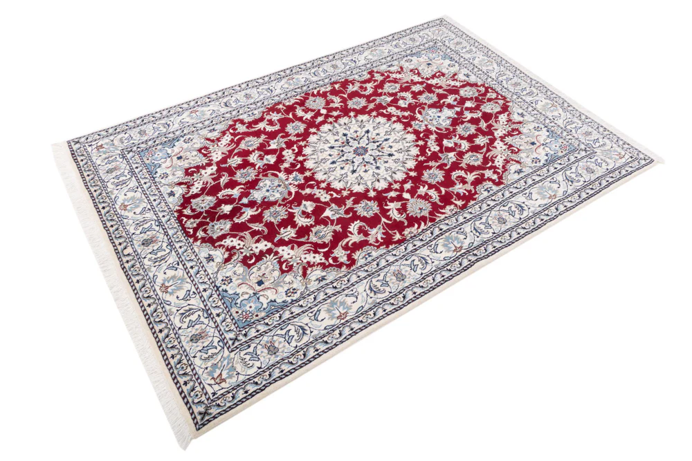 Perserteppich - Nain - 237 x 164 cm - rot - Image 2