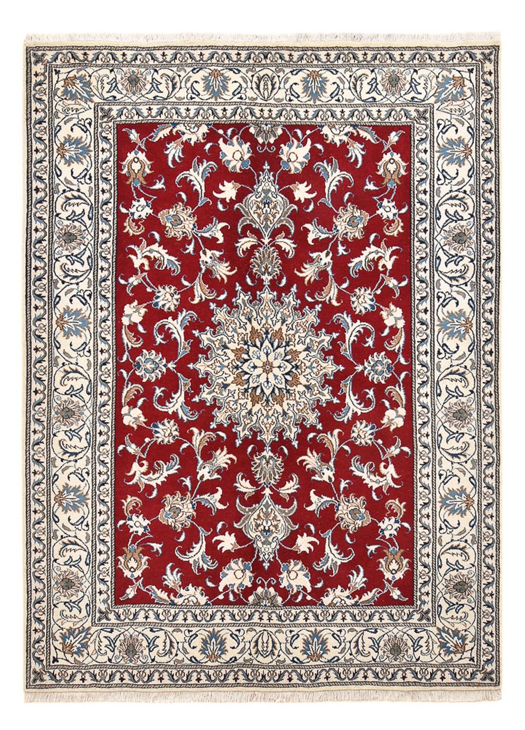 Perserteppich - Nain - 238 x 168 cm - rot