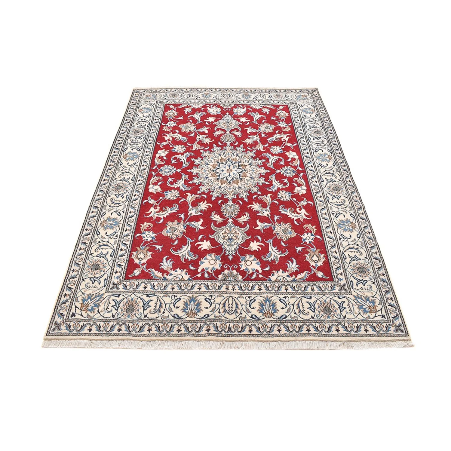 Perserteppich - Nain - 238 x 168 cm - rot - Image 5