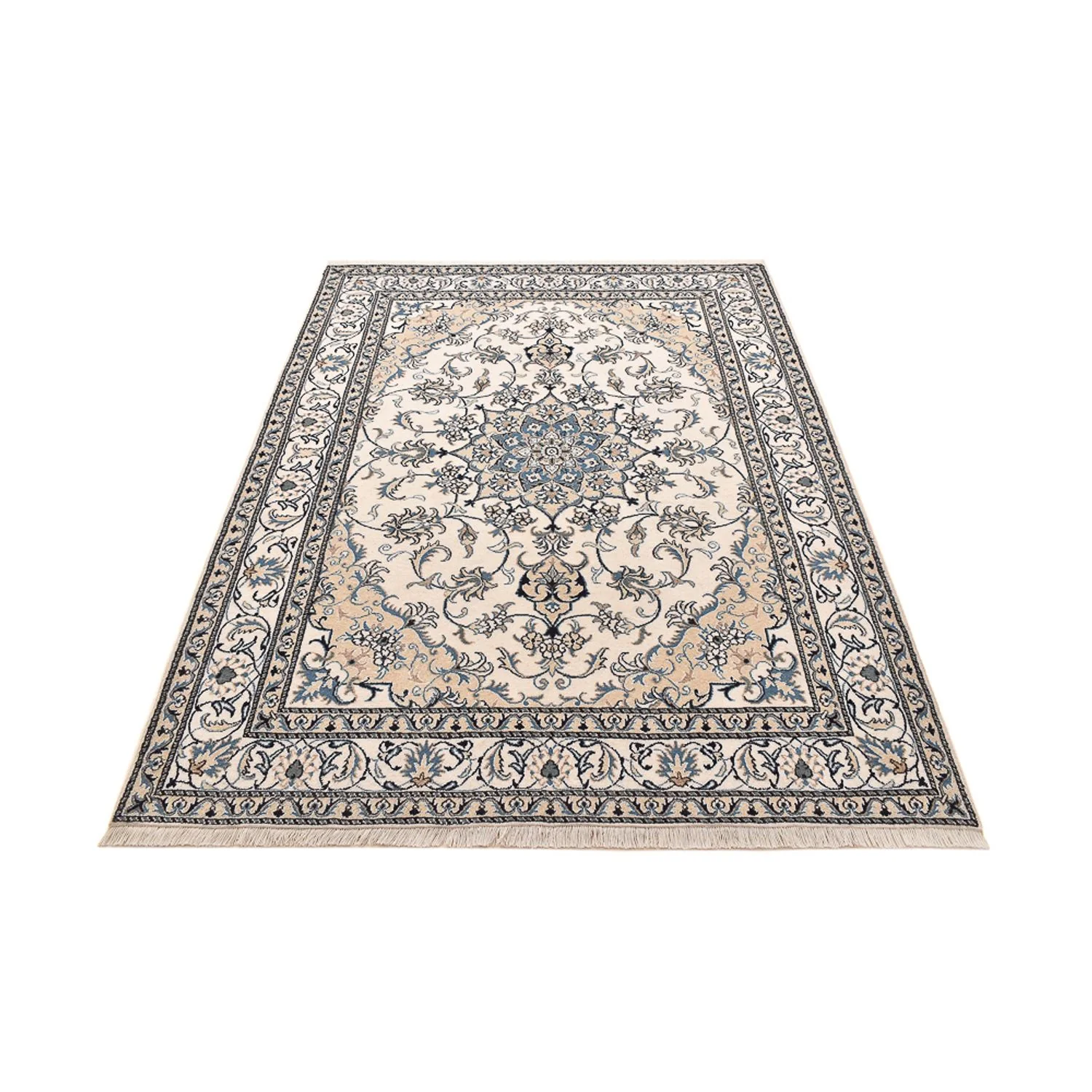 Perserteppich - Nain - 239 x 171 cm - hellbeige - Image 5