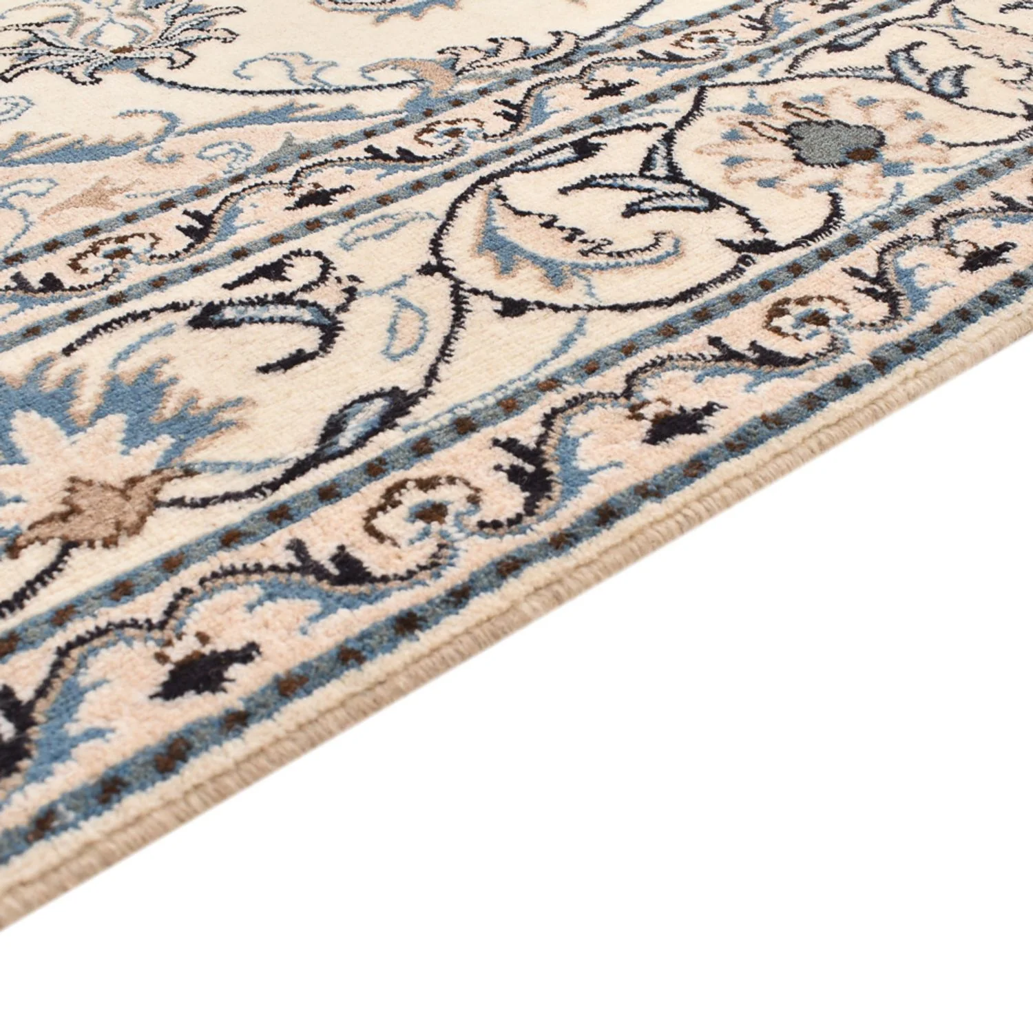 Perserteppich - Nain - 241 x 164 cm - hellbeige - Image 3