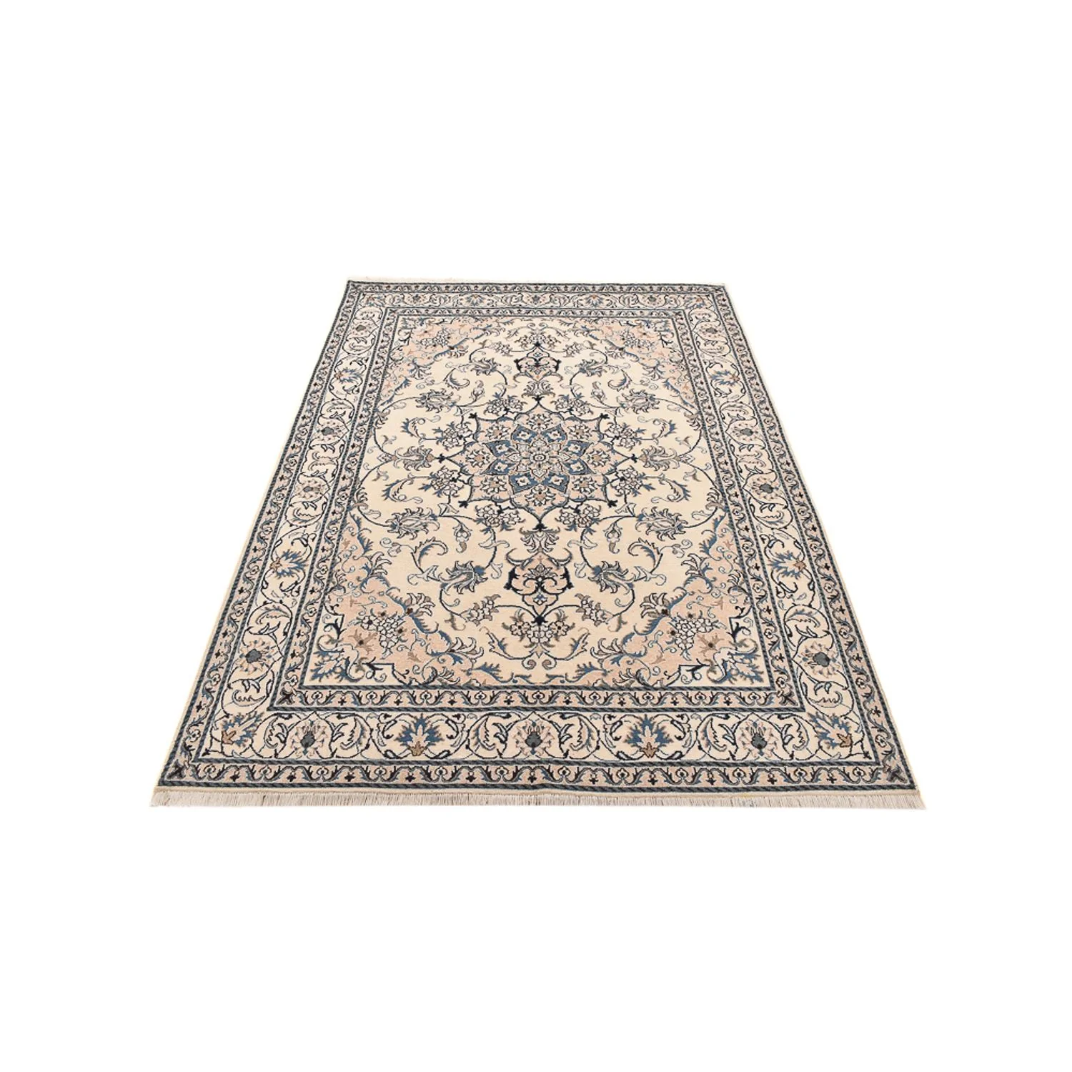 Perserteppich - Nain - 241 x 164 cm - hellbeige - Image 5
