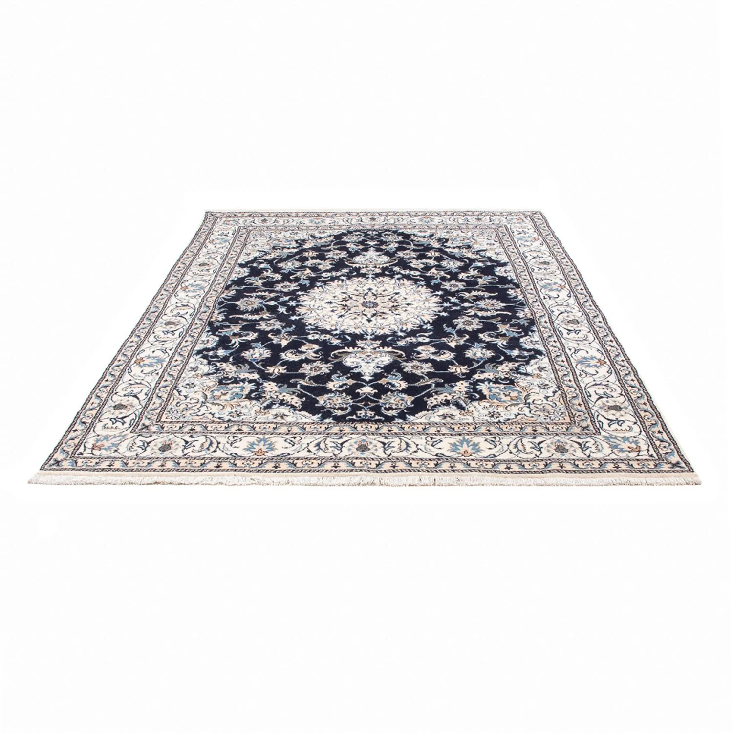 Perserteppich - Nain - 241 x 167 cm - dunkelblau - Image 5