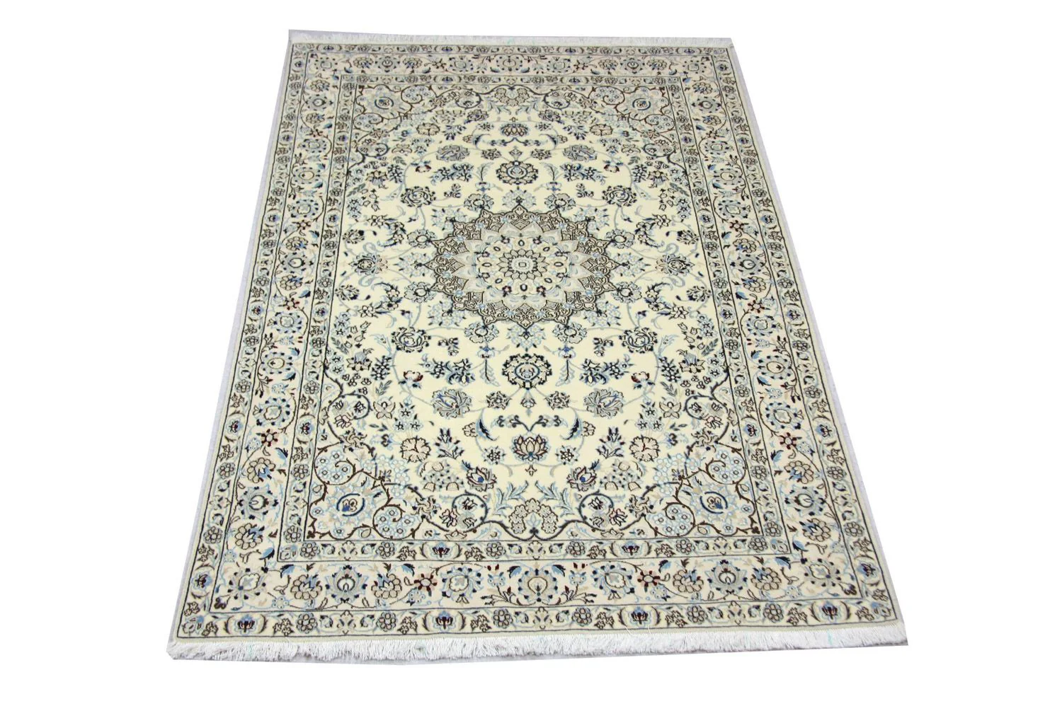Perserteppich - Nain 244 x 155 cm Wohnzimmer Teppich