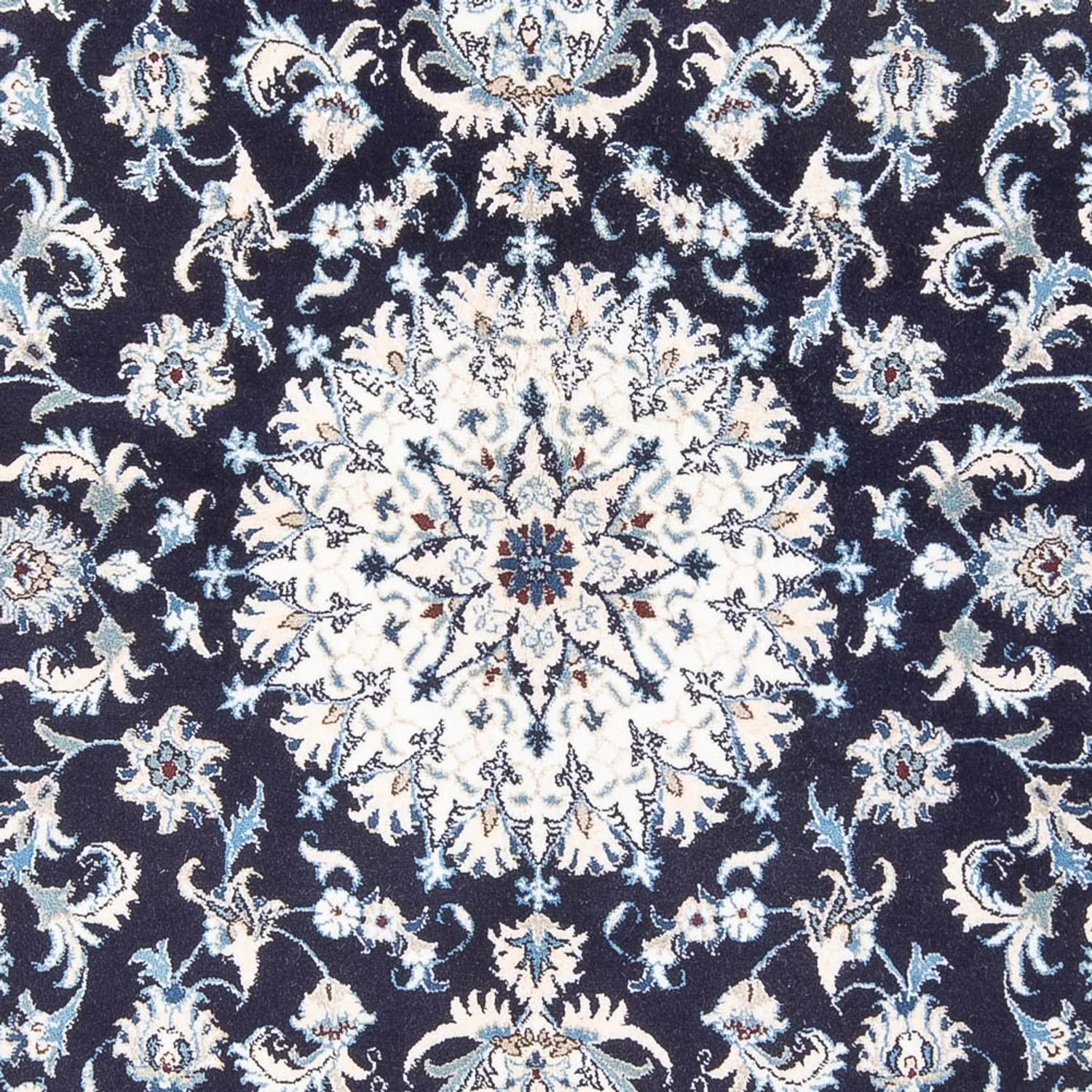 Perserteppich - Nain - 249 x 166 cm - dunkelblau - Image 2
