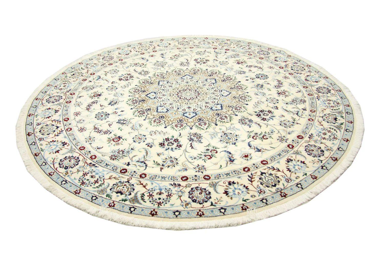 Perserteppich - Nain 250 x 250 cm Runder Teppich - Image 4