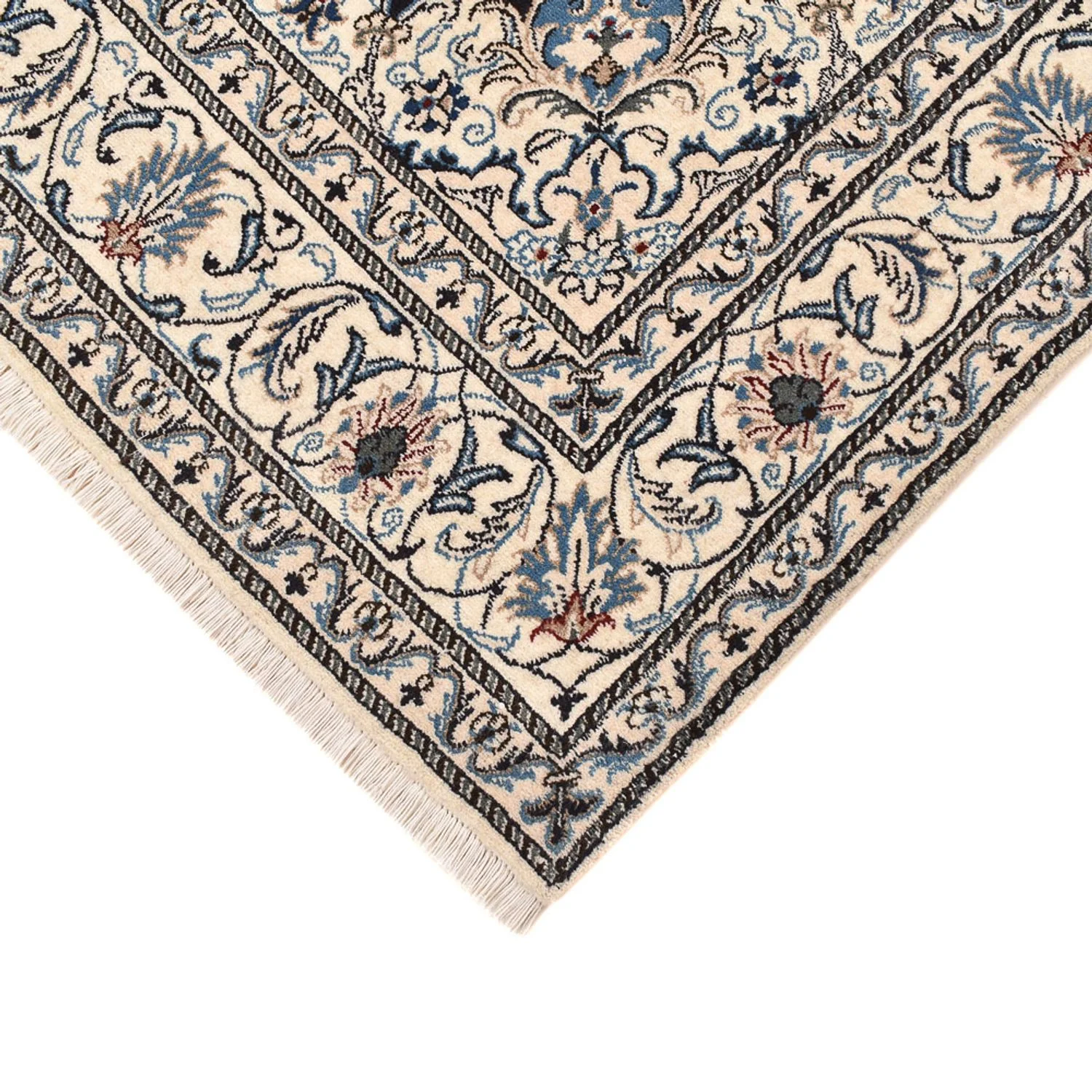 Perserteppich - Nain - 252 x 161 cm - dunkelblau - Image 2