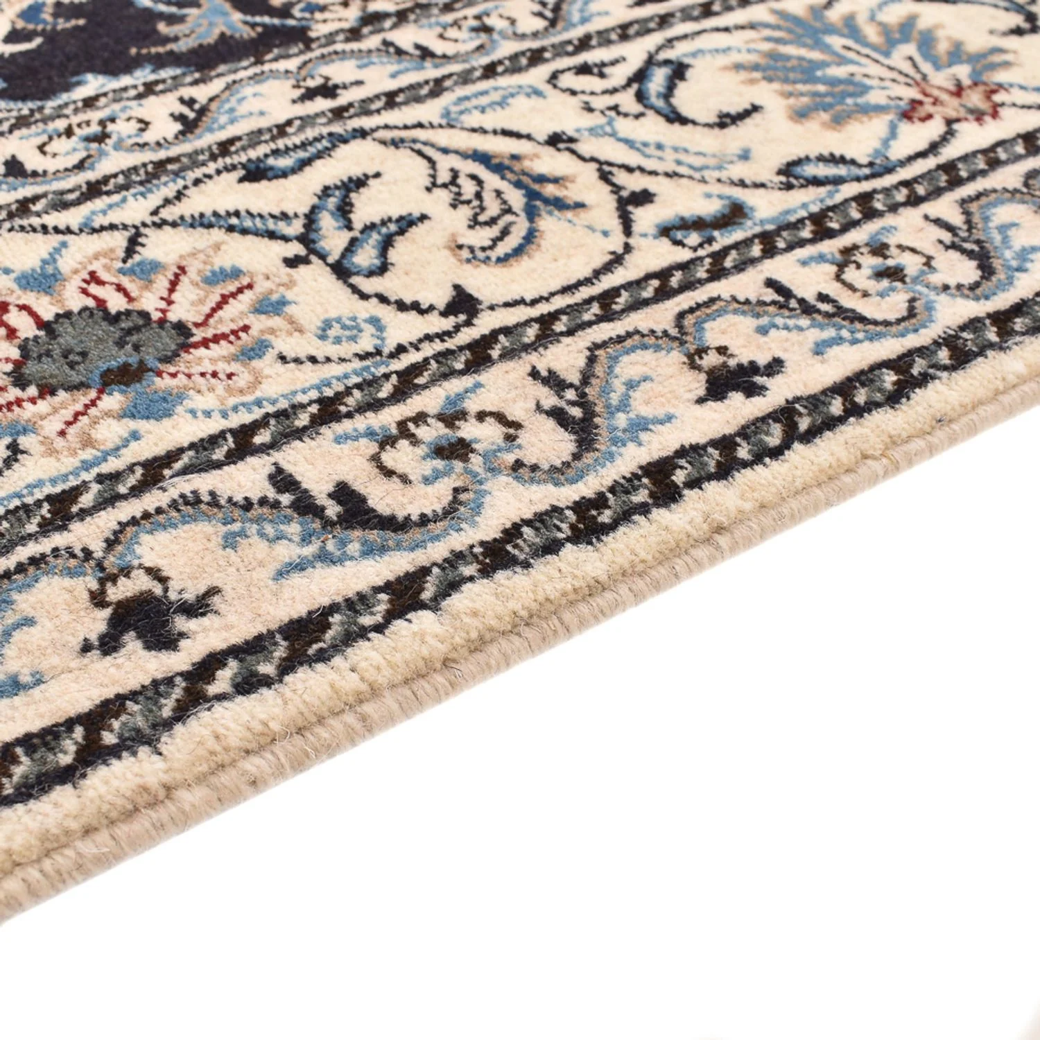 Perserteppich - Nain - 252 x 161 cm - dunkelblau - Image 3