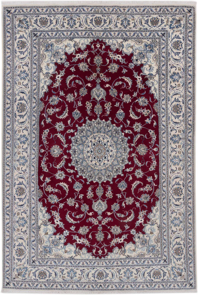 Perserteppich - Nain - 293 x 198 cm - rot