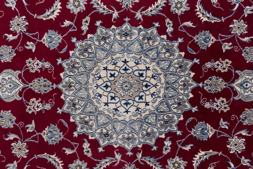 Perserteppich - Nain - 293 x 198 cm - rot - Image 8