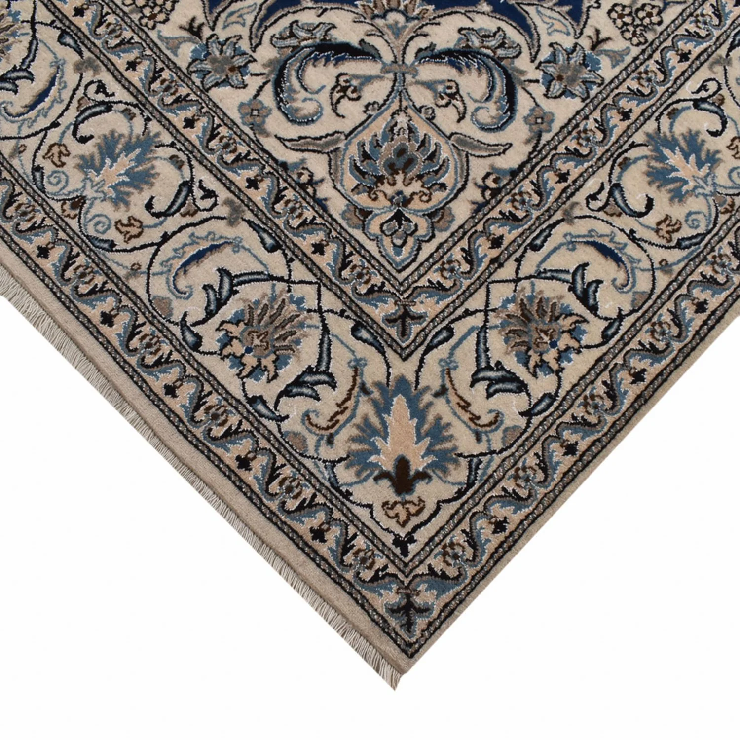 Perserteppich - Nain - 300 x 197 cm - blau - Image 2