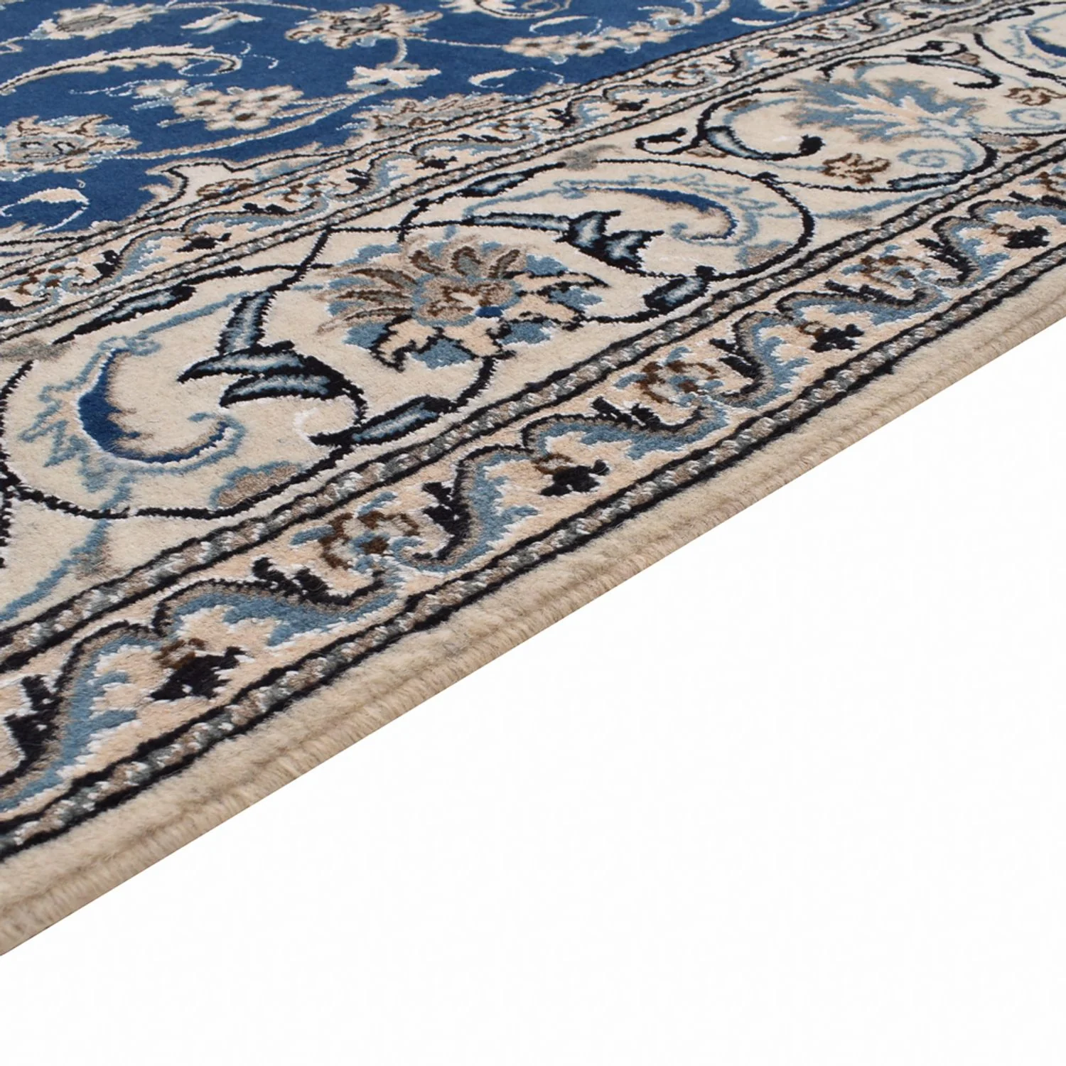 Perserteppich - Nain - 300 x 197 cm - blau - Image 3