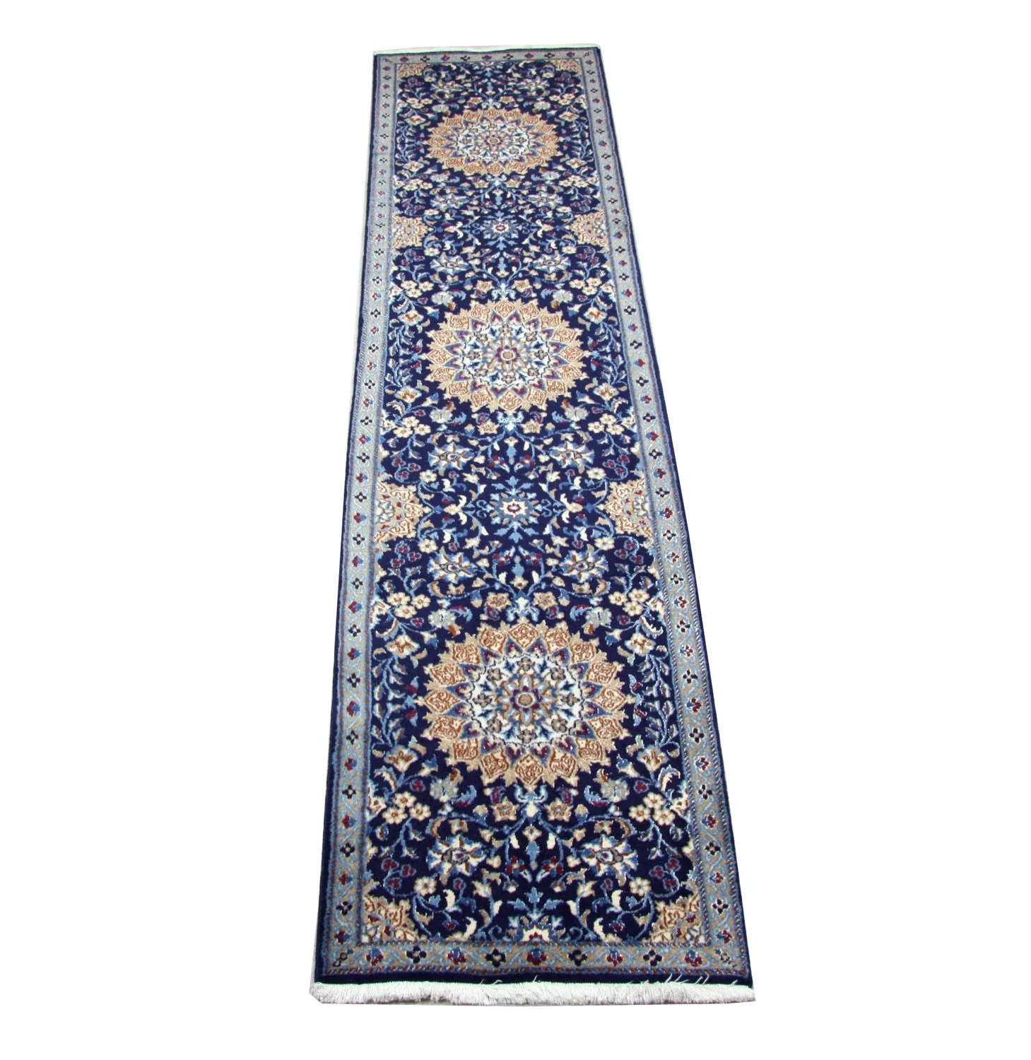 Perserteppich - Nain 340 x 80 cm Teppich Läufer