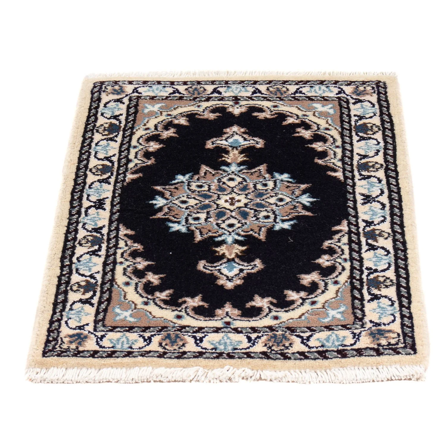 Perserteppich - Nain - 60 x 40 cm - dunkelblau - Image 4