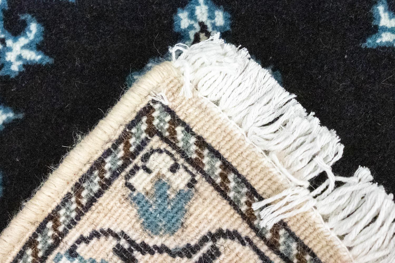 Perserteppich - Nain 60 x 40 cm - blau - Image 4