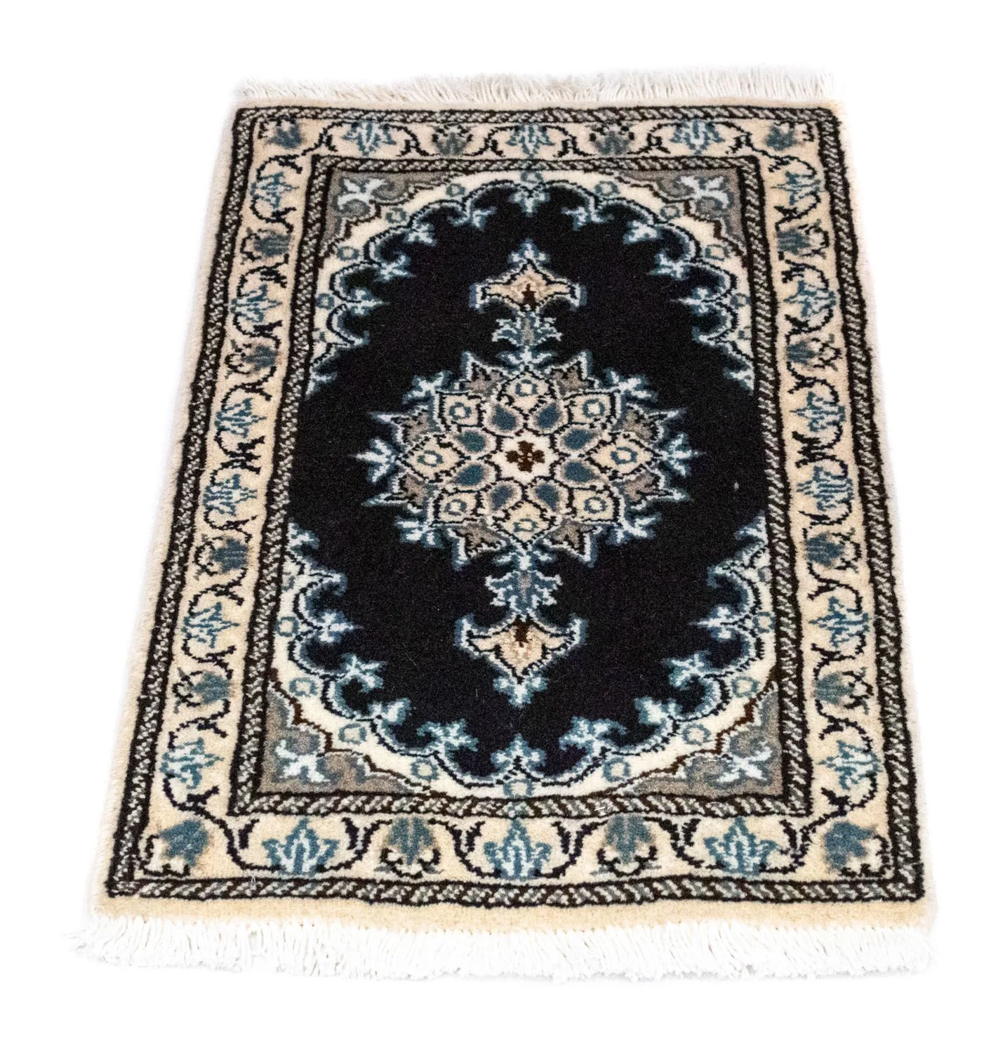Perserteppich - Nain 60 x 40 cm - blau - Image 5