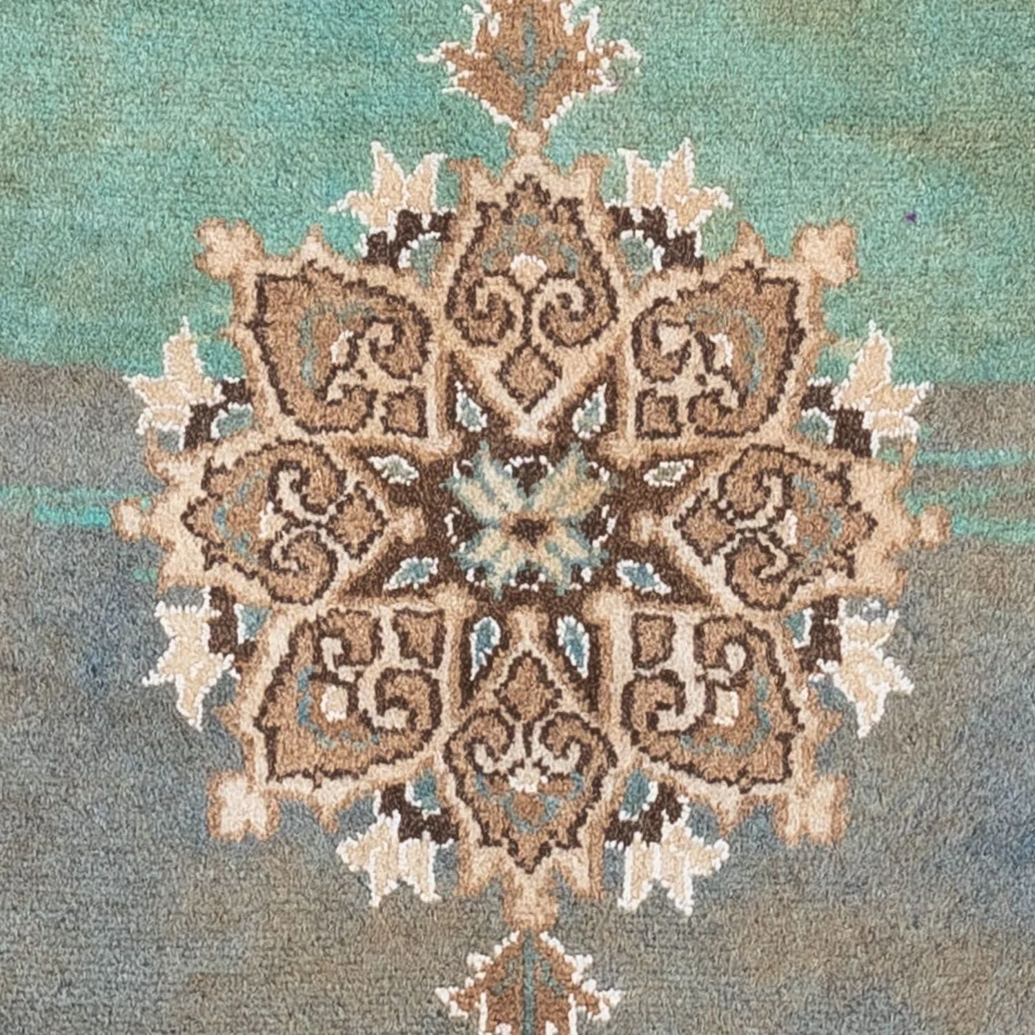 Perserteppich - Nain 80 x 55 cm - hellbraun - Image 2