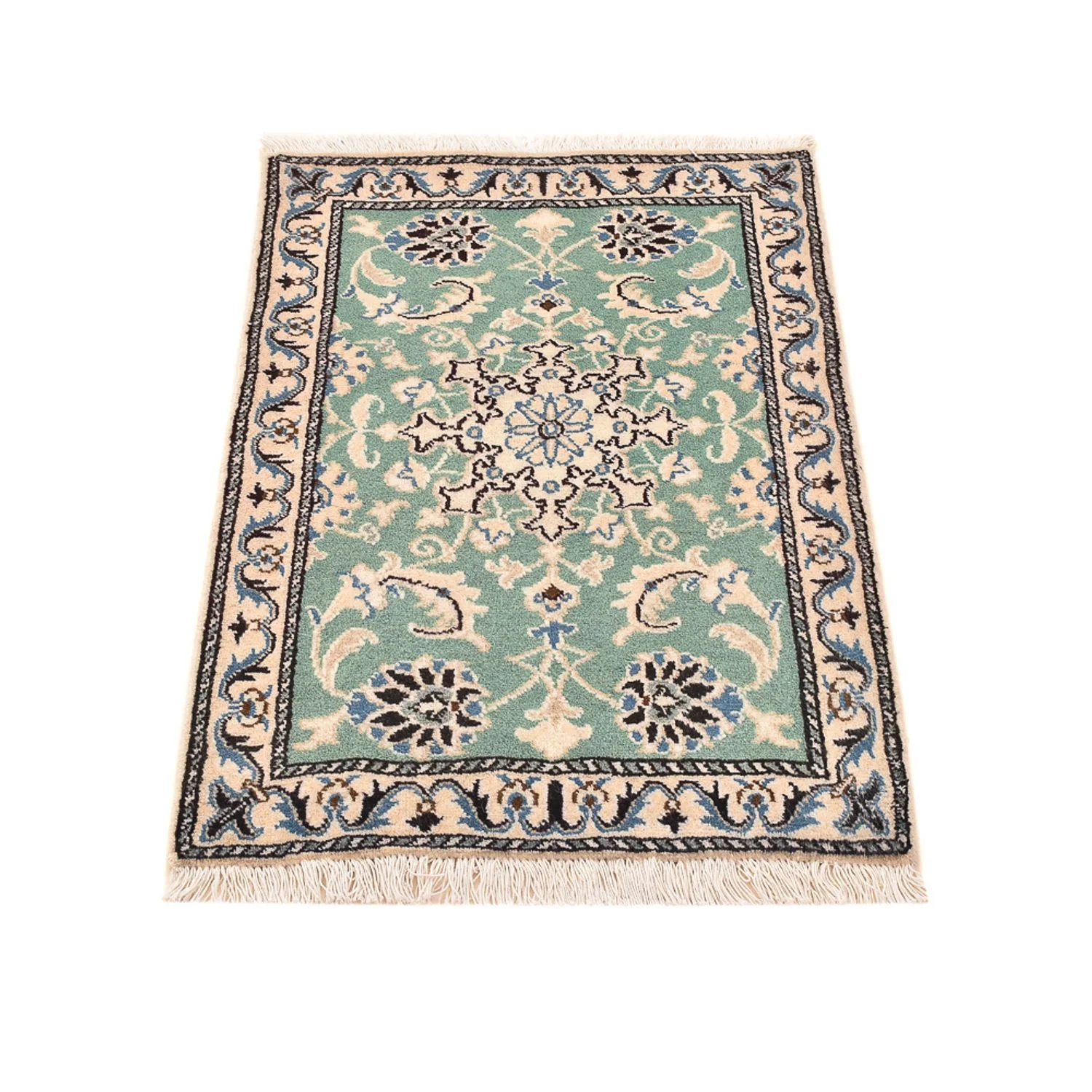 Perserteppich - Nain - 87 x 59 cm - hellgrün - Image 4