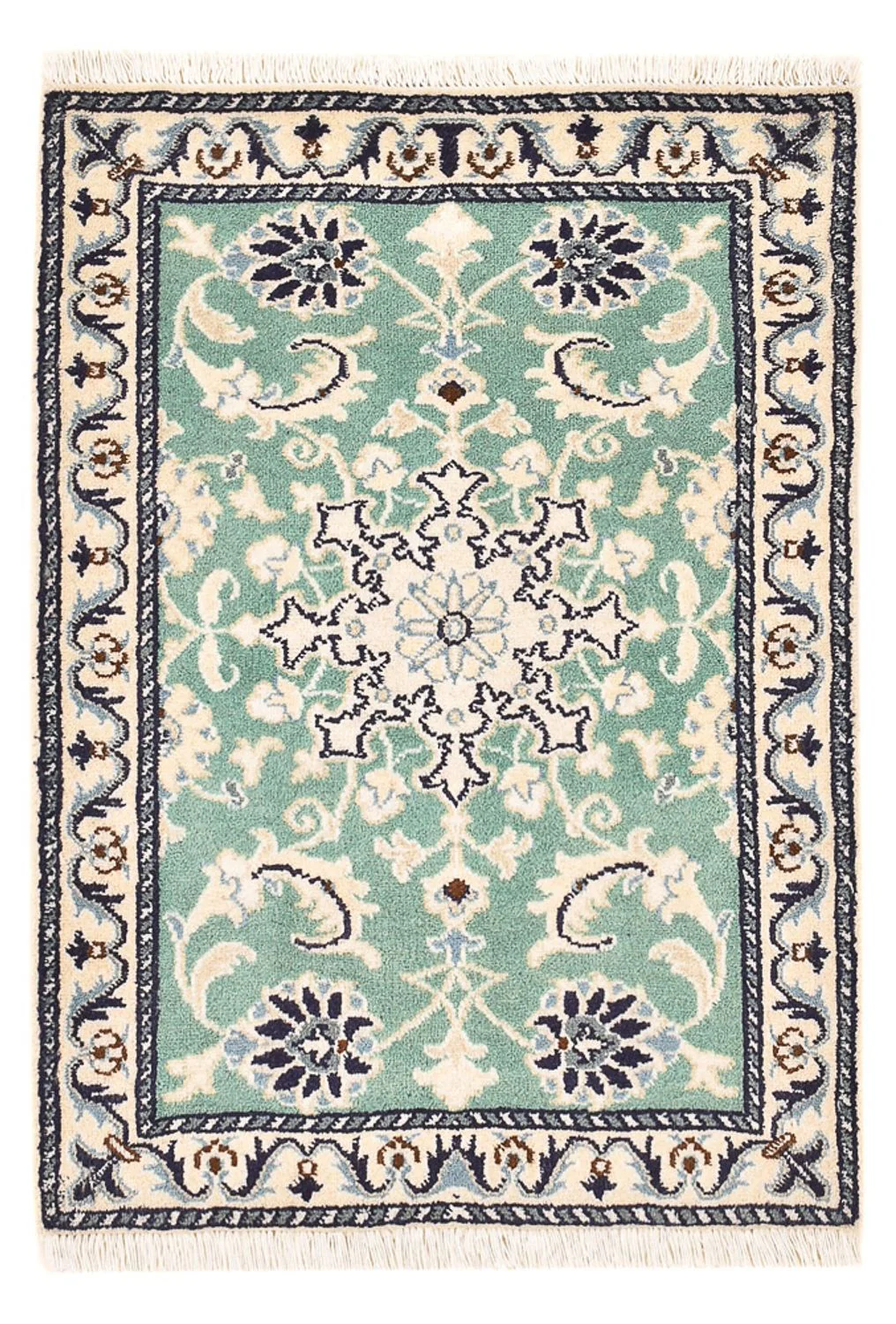Perserteppich - Nain - 87 x 60 cm - hellgrün