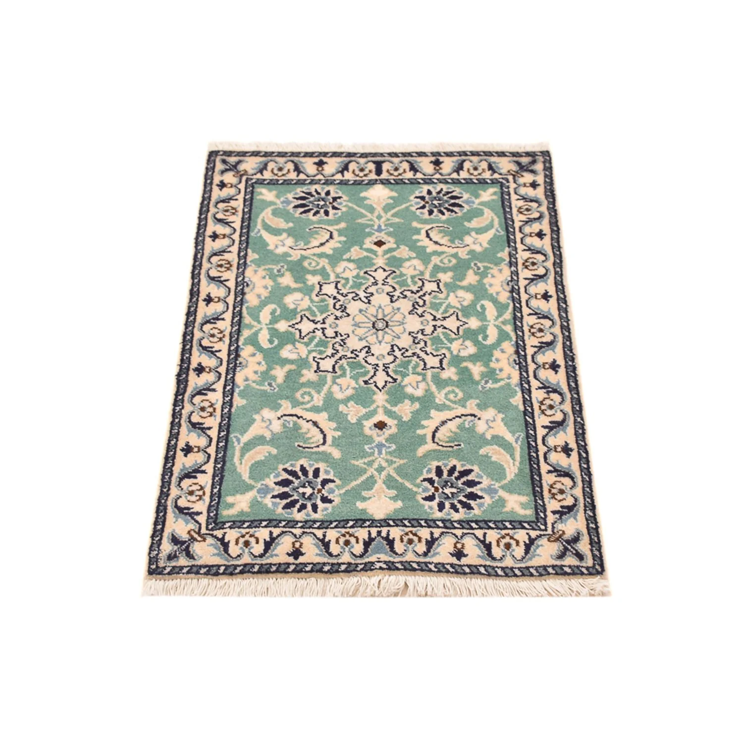 Perserteppich - Nain - 87 x 60 cm - hellgrün - Image 4