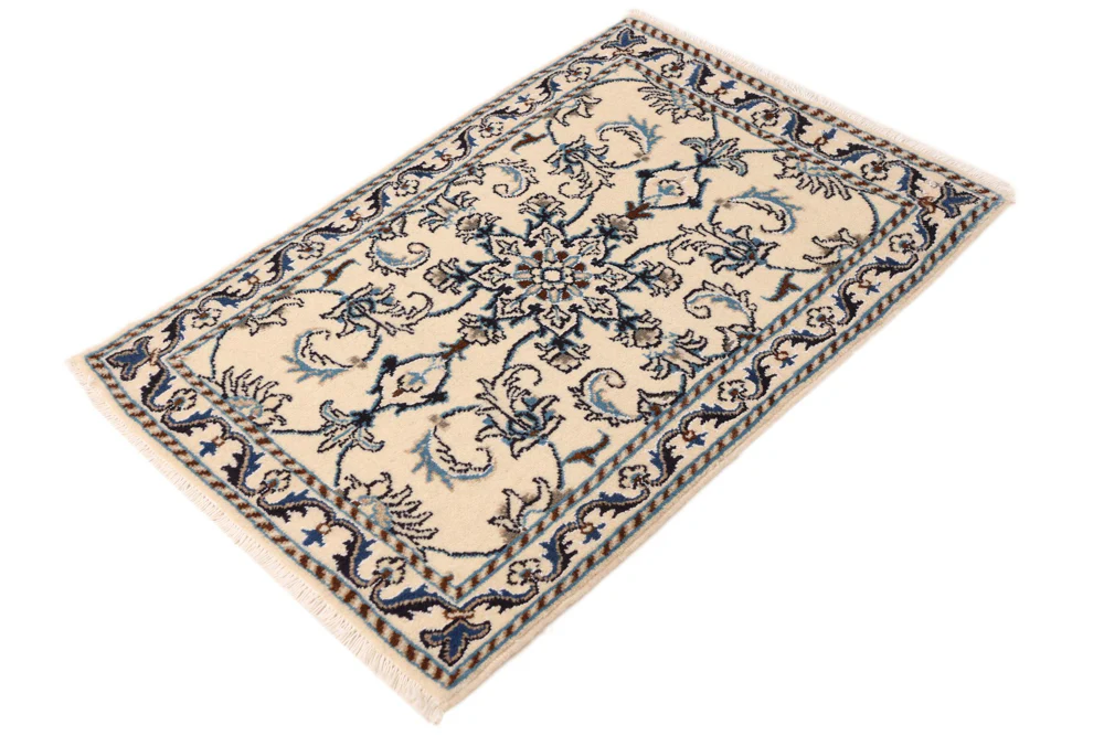 Perserteppich - Nain - 90 x 60 cm - creme - Image 2