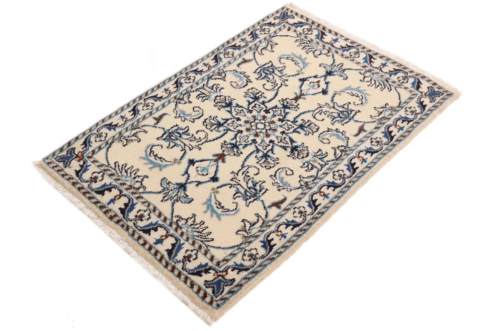 Perserteppich - Nain - 90 x 60 cm - creme - Image 3