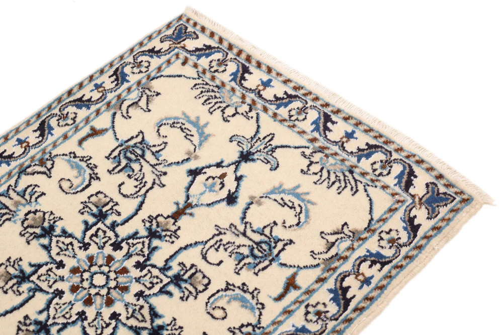 Perserteppich - Nain - 90 x 60 cm - creme - Image 4