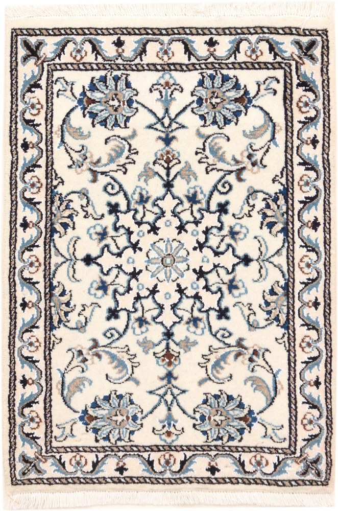Perserteppich - Nain - 92 x 61 cm - creme