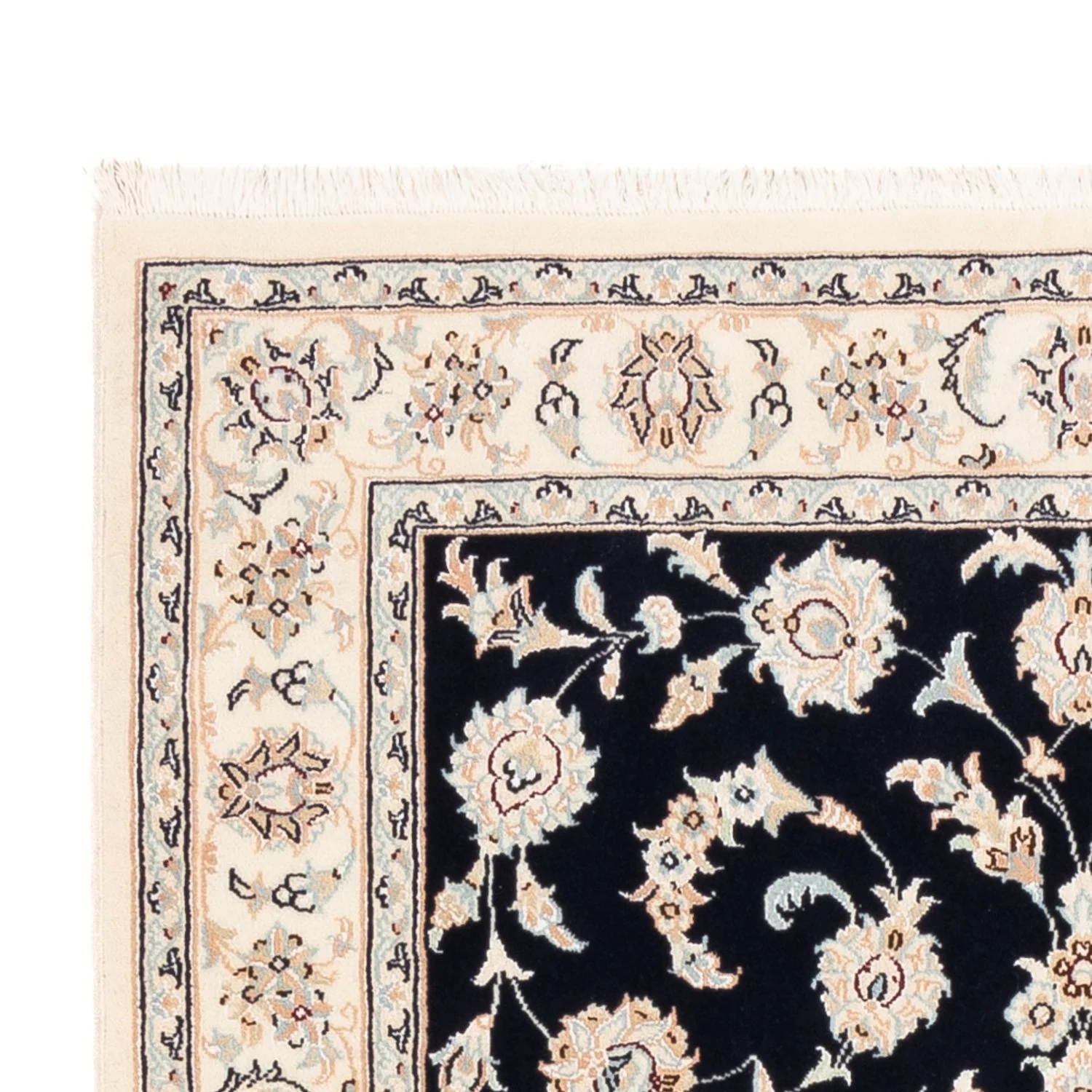 Perserteppich - Nain - Premium - 152 x 107 cm - dunkelblau - Image 3