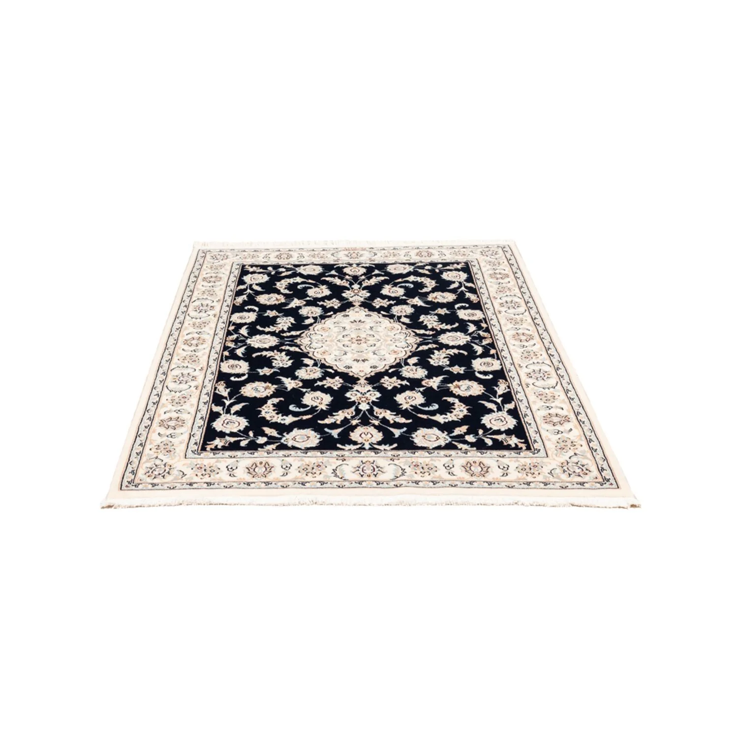 Perserteppich - Nain - Premium - 152 x 107 cm - dunkelblau - Image 5
