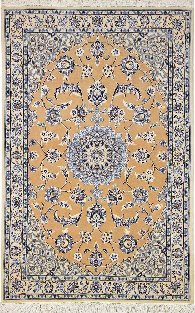 Perserteppich - Nain - Premium - 155 x 100 cm - caramel