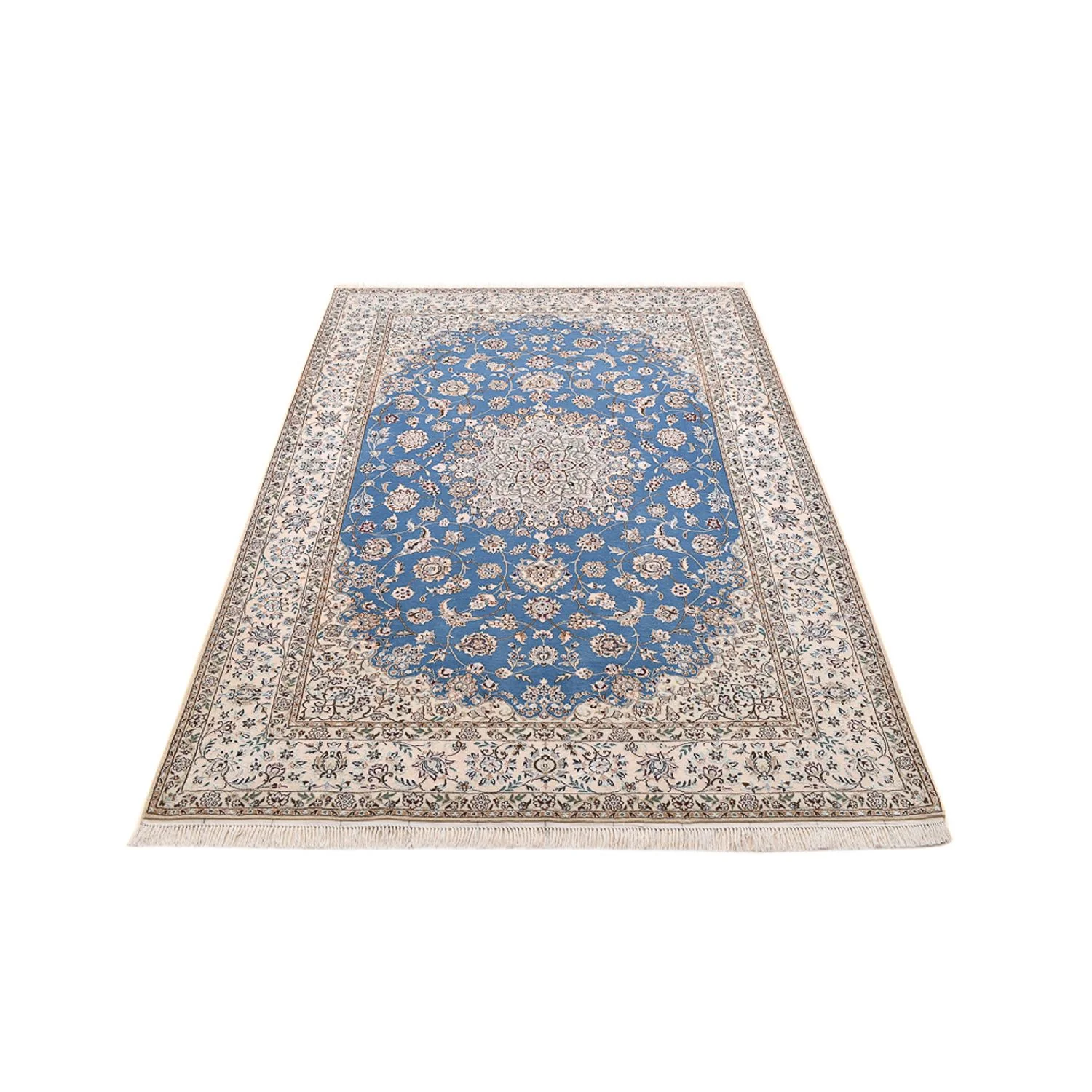 Perserteppich - Nain - Premium - 221 x 159 cm - blau - Image 5