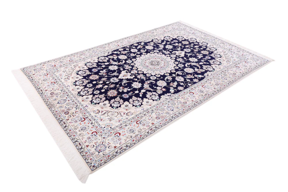 Perserteppich - Nain - Premium - 240 x 154 cm - dunkelblau - Image 2