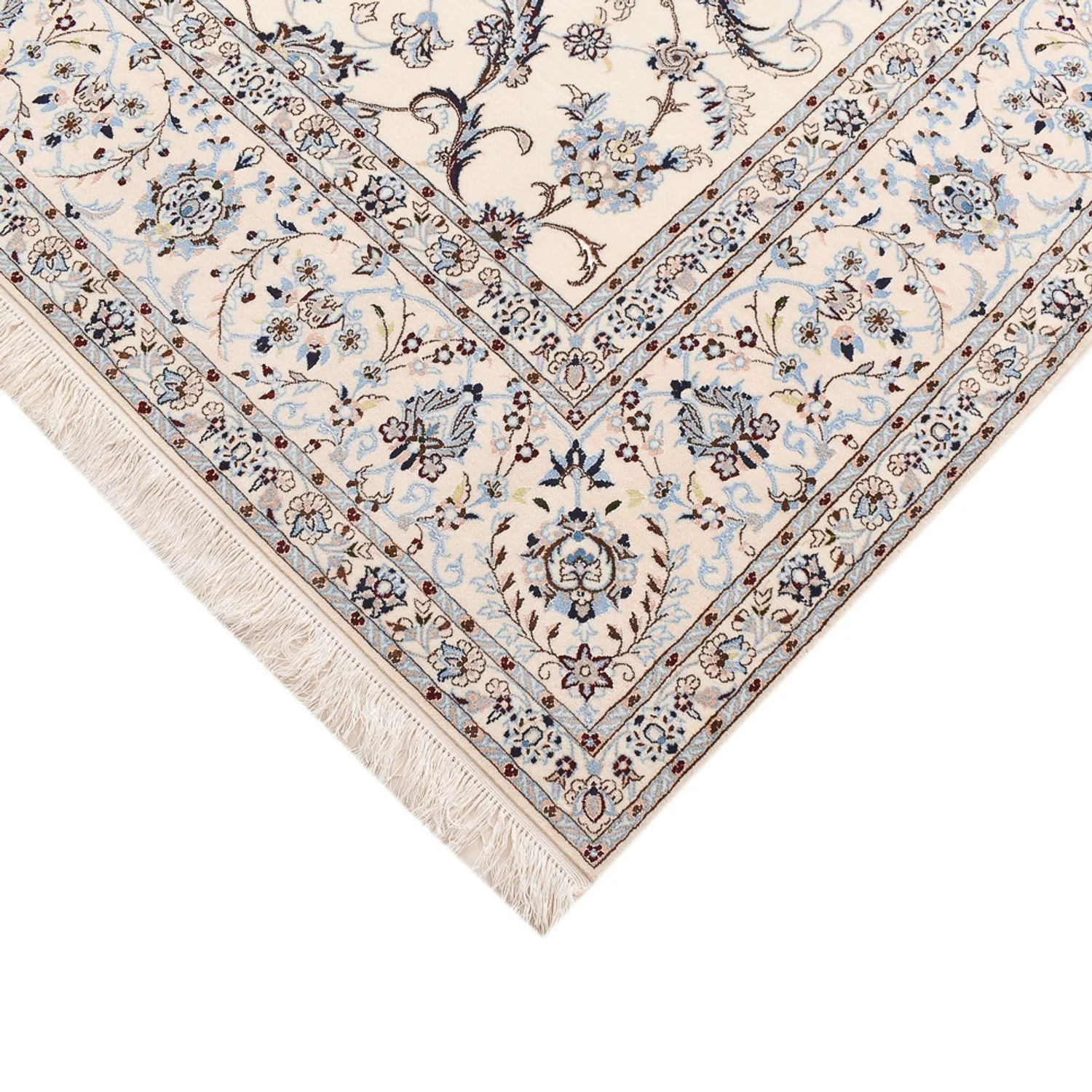 Perserteppich - Nain - Premium - 255 x 210 cm - hellgrau - Image 2