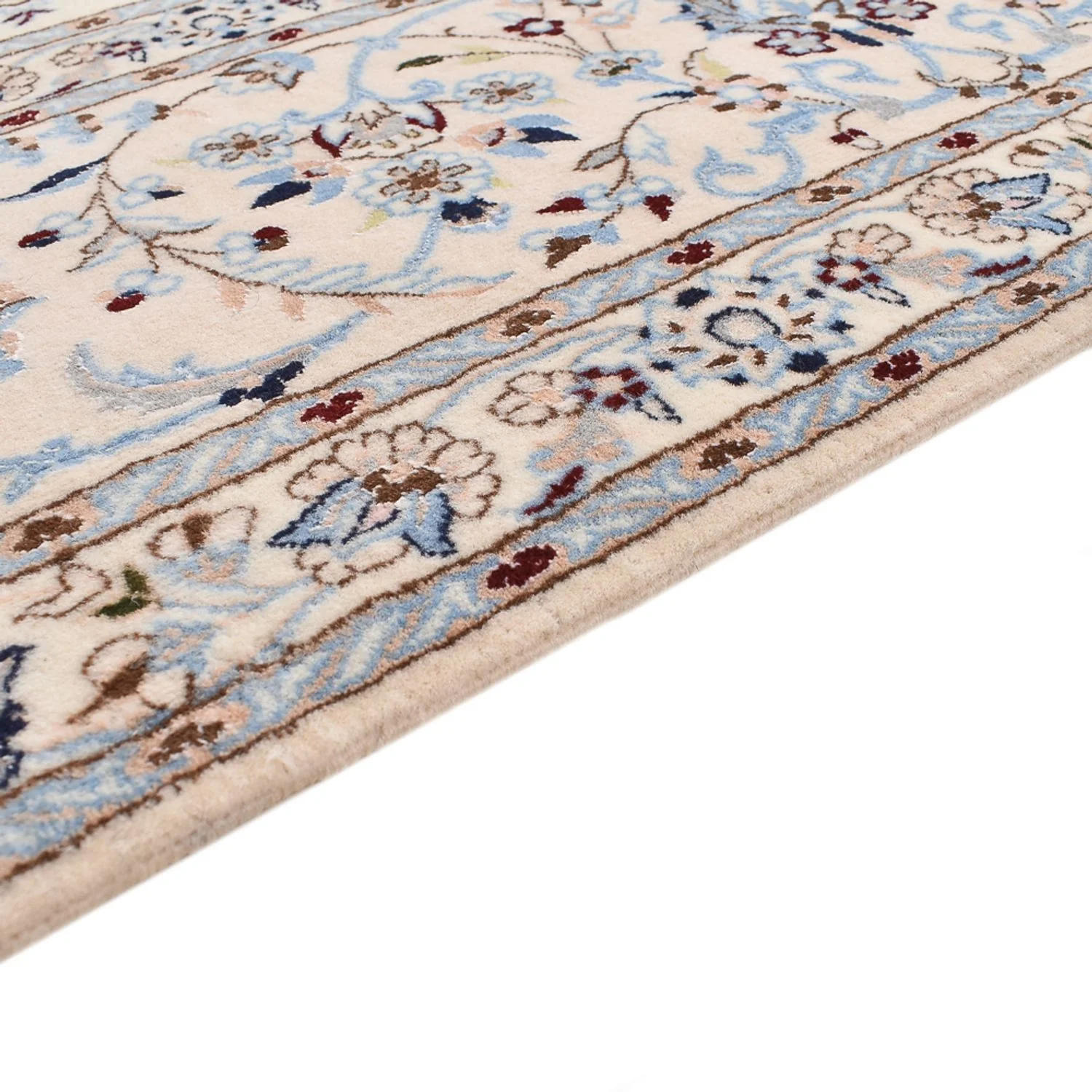 Perserteppich - Nain - Premium - 255 x 210 cm - hellgrau - Image 3