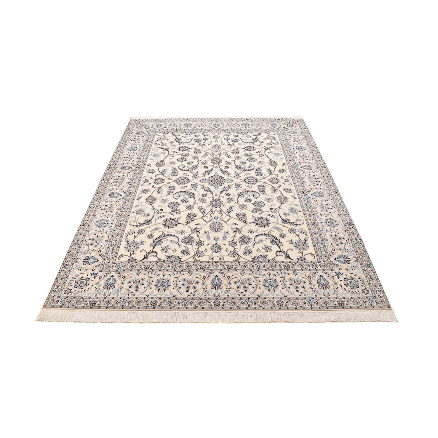 Perserteppich - Nain - Premium - 255 x 210 cm - hellgrau - Image 5