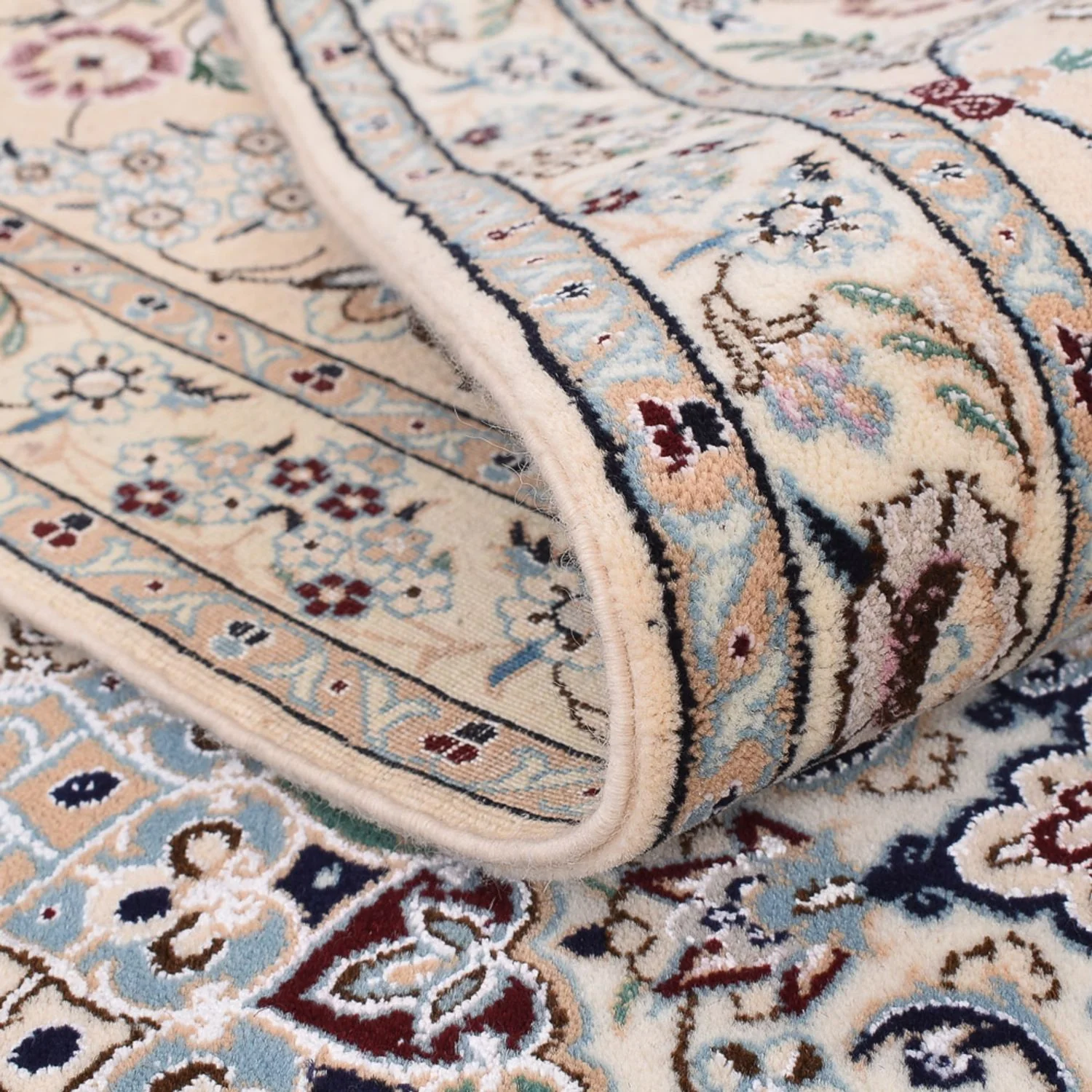 Perserteppich - Nain - Premium - 317 x 212 cm - dunkelblau - Image 4